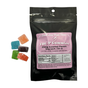 THCP gummies with bag