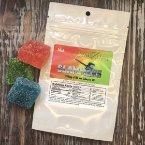 Slammers 200mg D8 & 30mg D9 THC Gummies